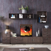 マイアミの夕日 箔ポスター