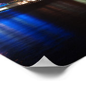 マイアミの夜景パノラマ – ポスター (角)