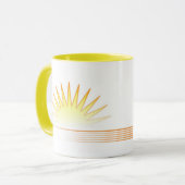 マイアミの太陽のマグ マグカップ (正面左)