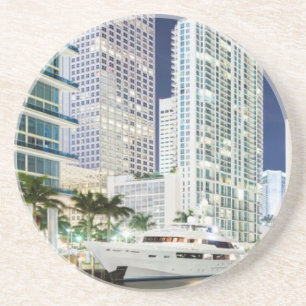 マイアミの川Riverwalkに沿う建物 コースター