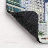 マイアミの川Riverwalkに沿う建物 マウスパッド (コーナー)