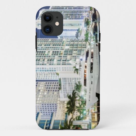 マイアミの川Riverwalkに沿う建物 Case-Mate iPhoneケース (裏面)