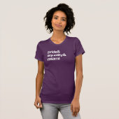 マイアミの平等およびプライド -- .png tシャツ (正面フル)