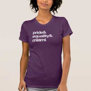 マイアミの平等およびプライド -- .png tシャツ