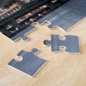 マイアミの水辺地帯の眺め ジグソーパズル (側面)