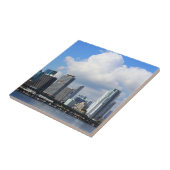 マイアミの水辺地帯の眺め タイル (側面)