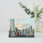 マイアミの超高層ビルは広い空澄んに ポストカード (スタンド正面)