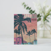 マイアミはがき旅行ポスター ポストカード (スタンド正面)