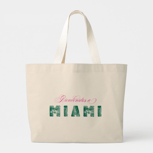 マイアミへようこそ/ビエンヴェニドスマイアミ – Tote Bag ラージトートバッグ