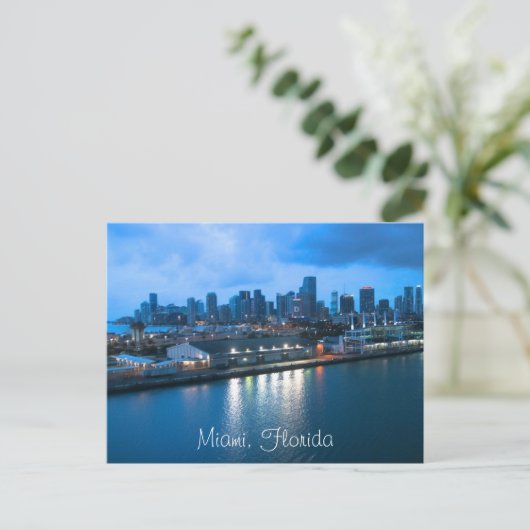 マイアミカスタマイズ写真 ポストカード (スタンド正面)