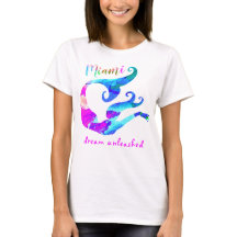 マイアミカラフル絵画のマーメイドドリームが解放