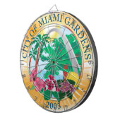 マイアミガーデンズ（フロリダ）シティシール ダーツボード (正面右)