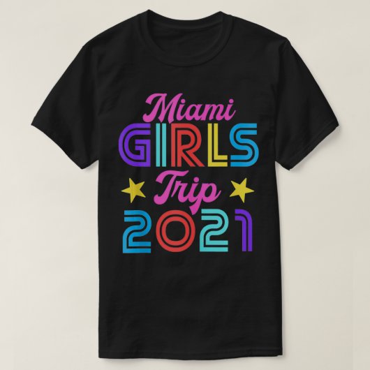 マイアミガールズトリップ2021マッチングスクワッドバチェロレッテ Tシャツ (デザイン正面)