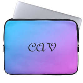 マイアミコーンフラワーブルー ラップトップスリーブ