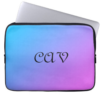 マイアミコーンフラワーブルー ラップトップスリーブ