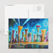 マイアミサウスビーチフロリポップ・アートのダアートトラベルハガキ ポストカード (正面/裏面)