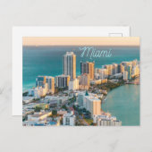 マイアミサウスビーチ海ビュー ポストカード (正面/裏面)