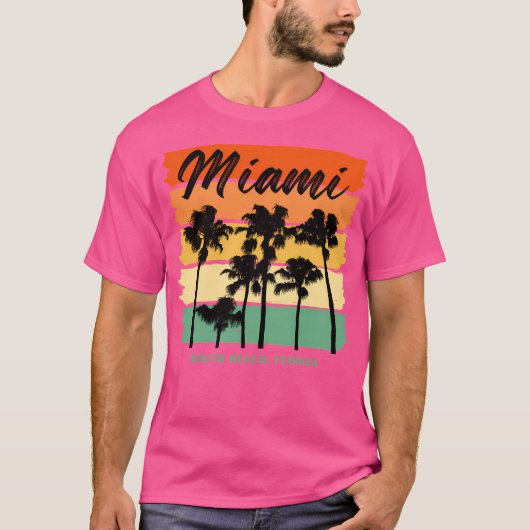 マイアミサウスビーチ Tシャツ (正面)
