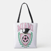 マイアミサッカーバーシティスタイル トートバッグ (裏面)