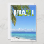 マイアミサマーガールズウィークエンドバチェロレッテインビ 招待状 (裏面)