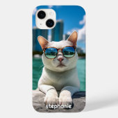 マイアミサンにかわいい猫 Case-Mate iPhoneケース (裏面)