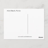 マイアミザレスリーホテルはがき ポストカード (裏面)