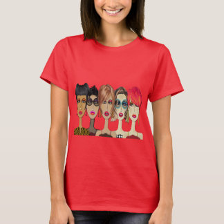 マイアミシック - 大胆なファッショニスタ ポップアートTシャツ Tシャツ