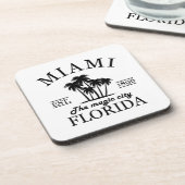 マイアミシティビーチオブフロリダ コースター (左側)