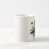 マイアミシティフロリダスカイライン コーヒーマグカップ (中央)