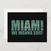 マイアミシティフロリダブルー シーズンポストカード (正面/裏面)