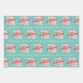 マイアミシティフロリダUSAギフトラッピング紙シート ラッピングペーパーシート (正面)