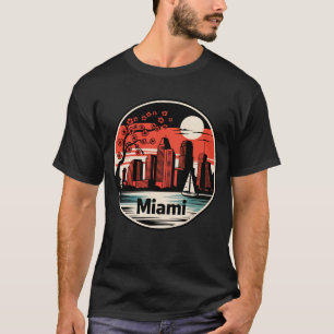 マイアミシティフロリダUSA Tシャツ