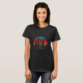 マイアミシルエット Tシャツ (正面フル)