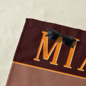 マイアミスカイラインアットサンセット ビーチタオル (インサイチュ)