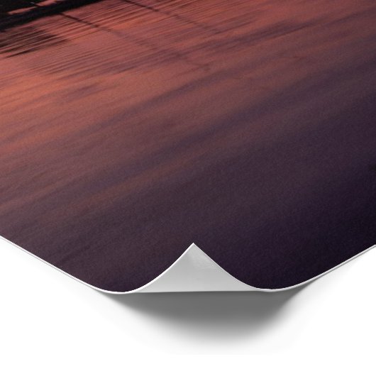 マイアミスカイラインアットサンセット ポスター (角)