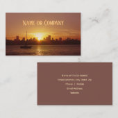 マイアミスカイラインアットサンセット 名刺 (正面/裏面)