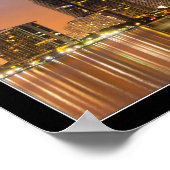 マイアミスカイラインアットデュスクパノラマポスター ポスター (角)