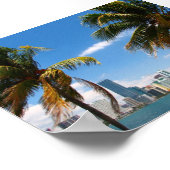 マイアミスカイラインプリント ポスター (角)