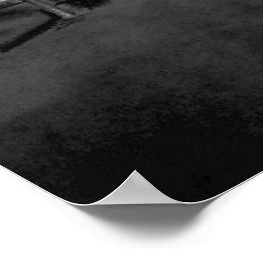 マイアミスカイライン炭 ポスター (角)