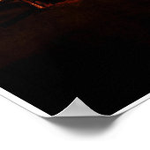 マイアミスカイライン炭 ポスター (角)