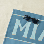 マイアミスカイライン ビーチタオル (インサイチュ)