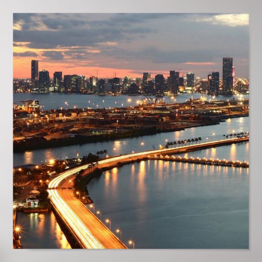 マイアミスカイライン ポスター (正面)