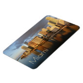 マイアミスカイライン、反射 マグネット (左側)