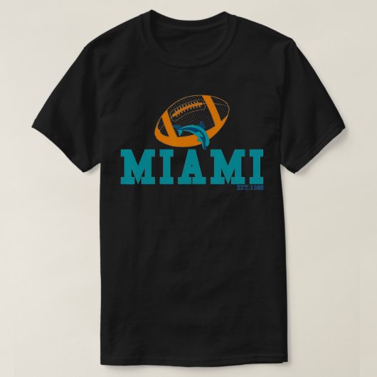 マイアミスポーツチームエスト Tシャツ (デザイン正面)