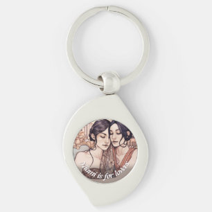 マイアミダウンタウンウィメンズカドリングレズビアンズスケッチ キーホルダー