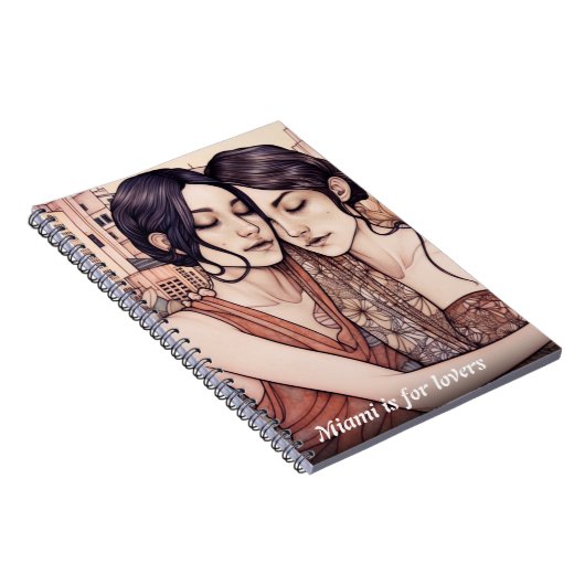 マイアミダウンタウンウィメンズカドリングレズビアンズスケッチ ノートブック (右側)