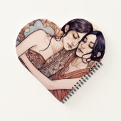 マイアミダウンタウンウィメンズカドリングレズビアンズスケッチ ノートブック (裏面)