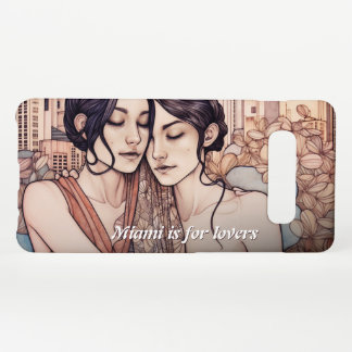 マイアミダウンタウンウィメンズカドリングレズビアンズスケッチ SAMSUNG GALAXY S10+ケース
