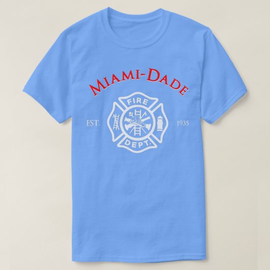 マイアミダーデフロリダ消防局 Tシャツ (デザイン正面)