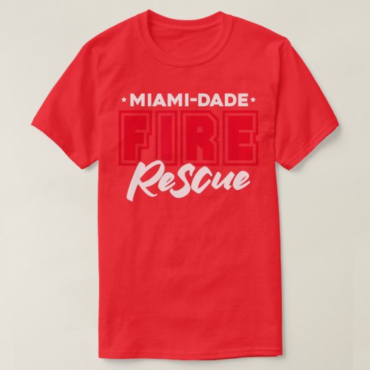 マイアミダーデフロリダ消防局 Tシャツ (デザイン正面)